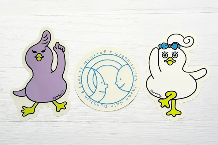 オリジナルクリアシール3枚セット(ロゴ・みやび・ぽにて) 1