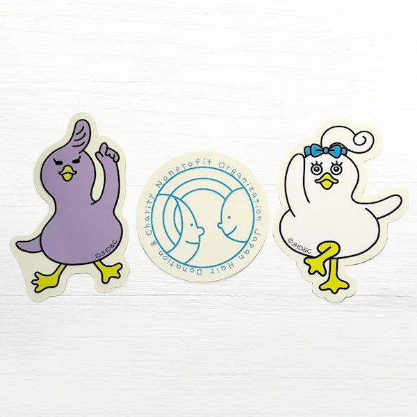 オリジナルクリアシール3枚セット（ロゴ・みやび・ぽにて）