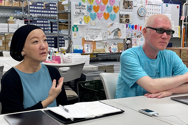 吉村さやか氏と矢吹康夫氏